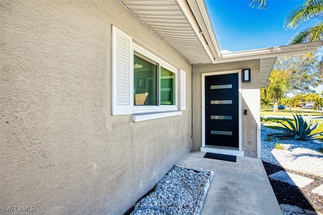 view of entrance to property