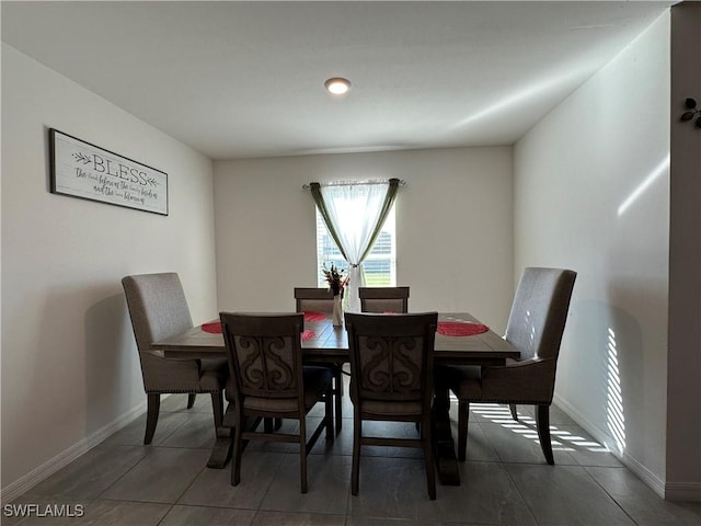 view of dining space