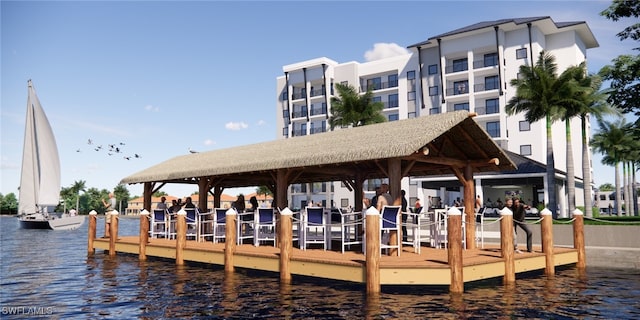 3712 SW 2nd Ln, Cape Coral, FL 33991 - dock featuring a water view