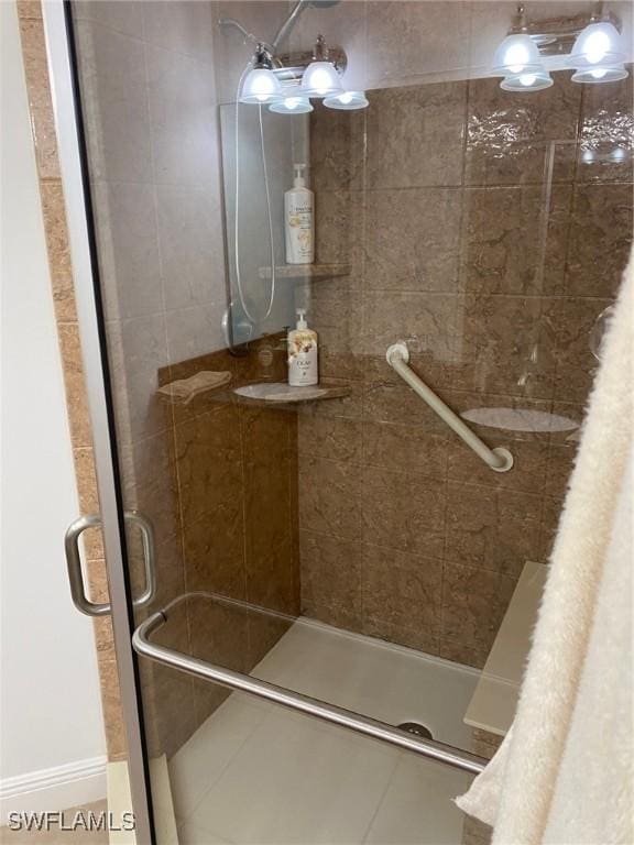 full bath featuring a stall shower