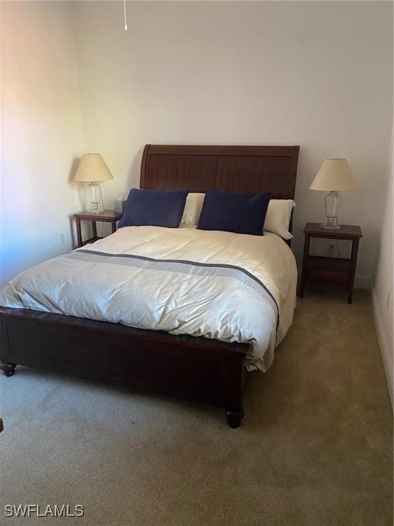 bedroom featuring carpet floors