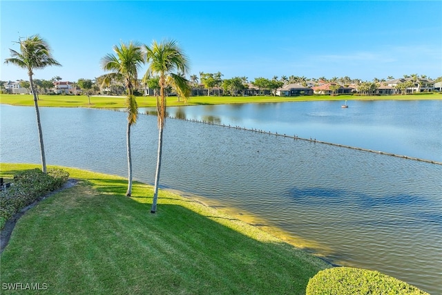 property view of water