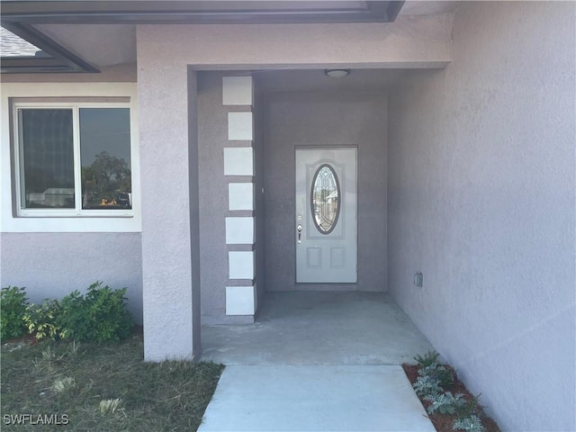 view of entrance to property