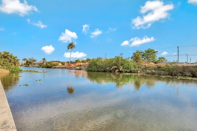 property view of water