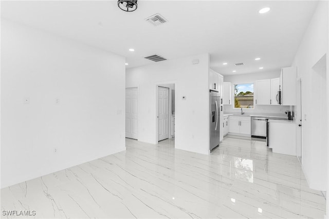 interior space featuring sink