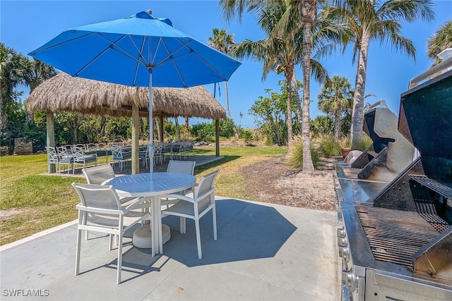view of patio / terrace with outdoor dining area