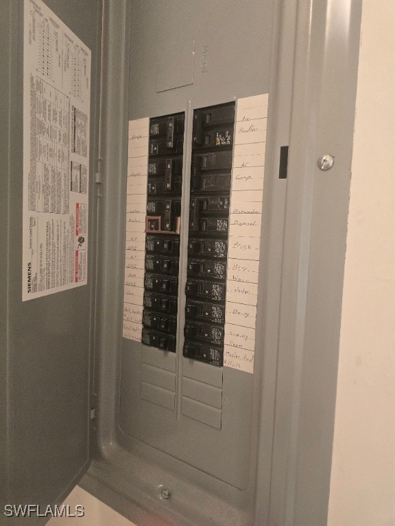 4015 Palm Tree Blvd Unit 304, Cape Coral, FL 33904 - utility room featuring electric panel