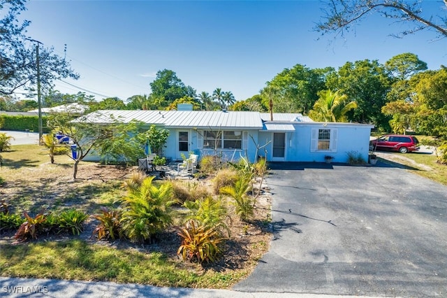 view of ranch-style home