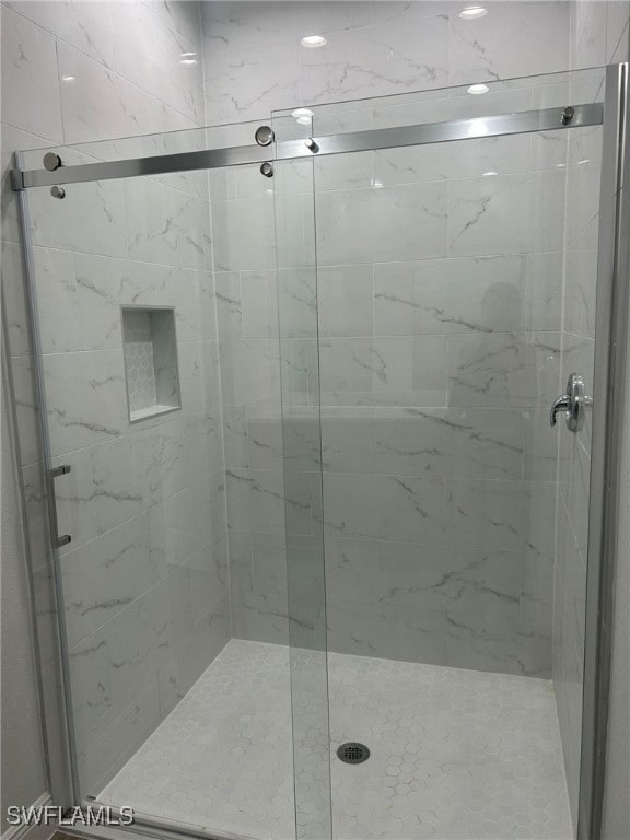 bathroom with walk in shower