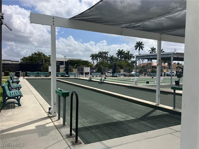 1580 Pine Valley Dr Unit 217, Fort Myers, FL 33907 - surrounding community featuring a bocce ball area
