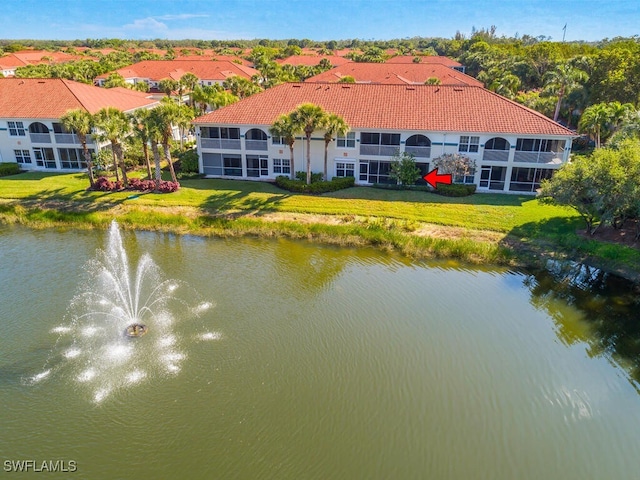 property view of water