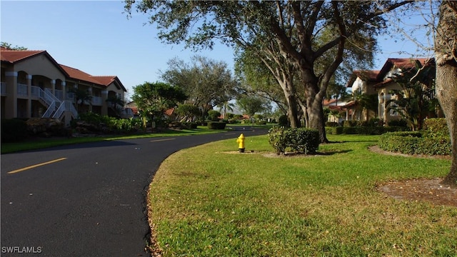 view of road