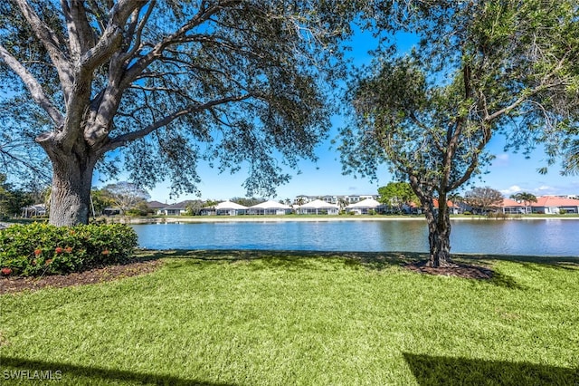 view of water feature