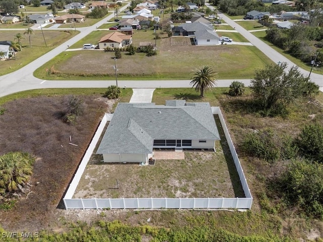 birds eye view of property featuring a residential view