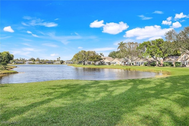 property view of water