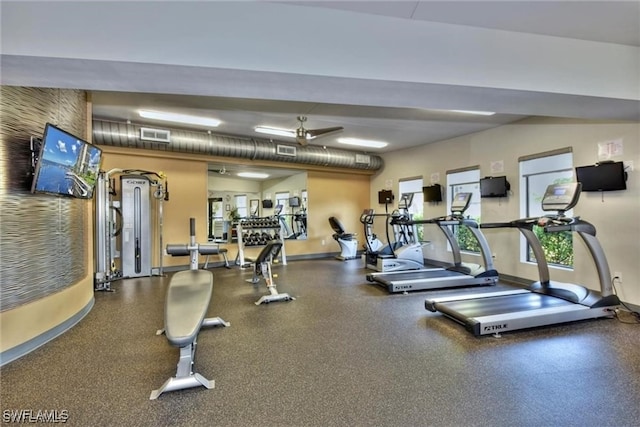 view of exercise room