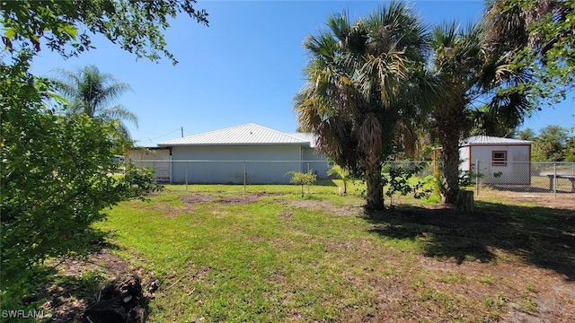 3054 NE Beechwood Cir, Labelle, FL 33935 - view of yard with a fenced backyard