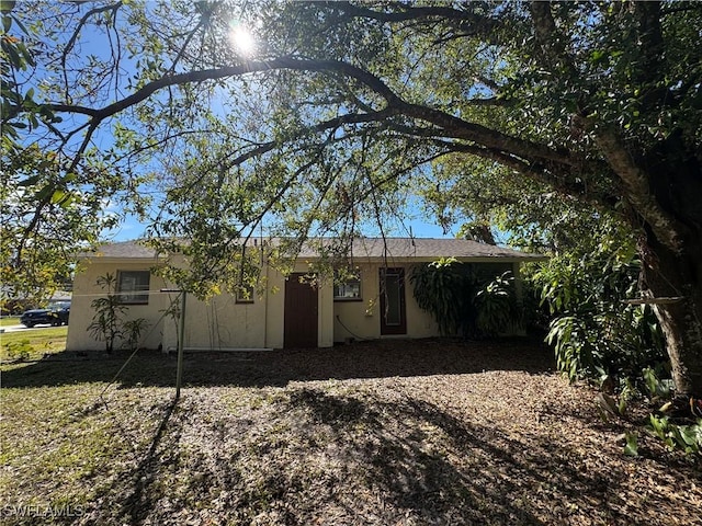 view of rear view of house