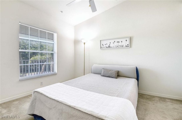 3260 Douglas Dr Unit 204, Naples, FL 34105 - bedroom featuring a ceiling fan, carpet, and baseboards