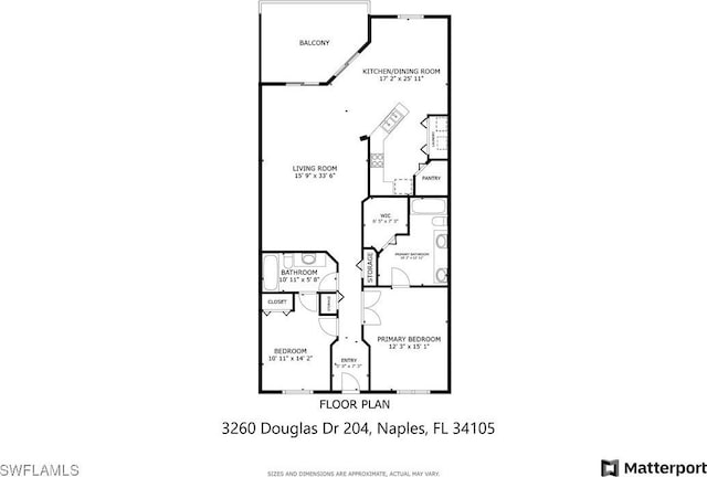 3260 Douglas Dr Unit 204, Naples, FL 34105 - plan