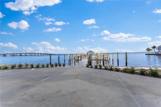 2711 1st St Unit 304, Fort Myers, FL 33916 - water view featuring a boat dock