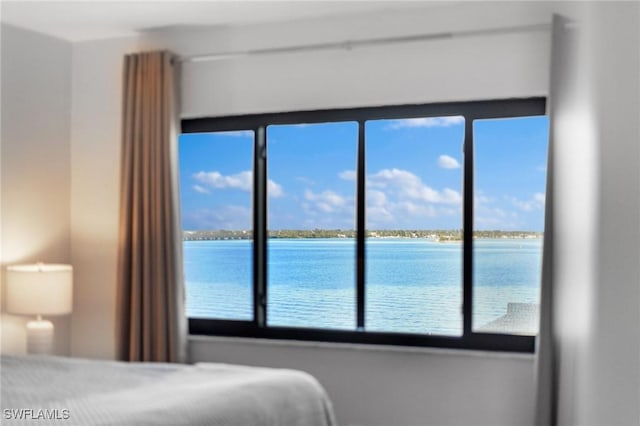 2711 1st St Unit 304, Fort Myers, FL 33916 - bedroom featuring multiple windows and a water view