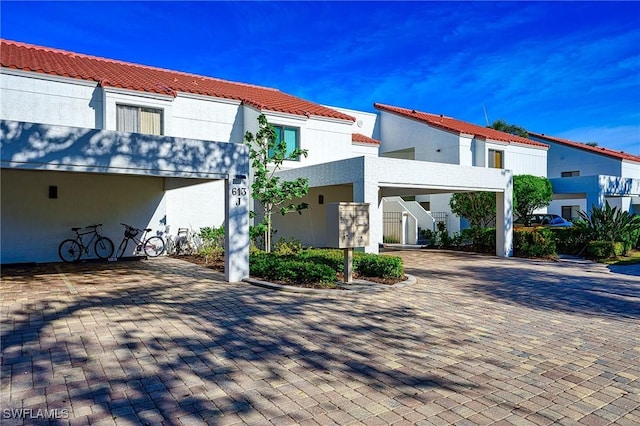 view of front of home