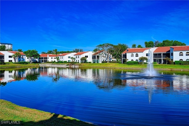 view of water feature