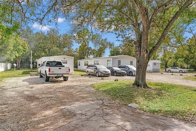 view of manufactured / mobile home