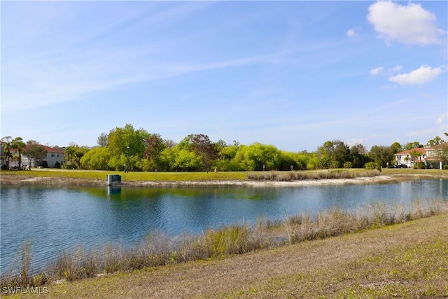 property view of water