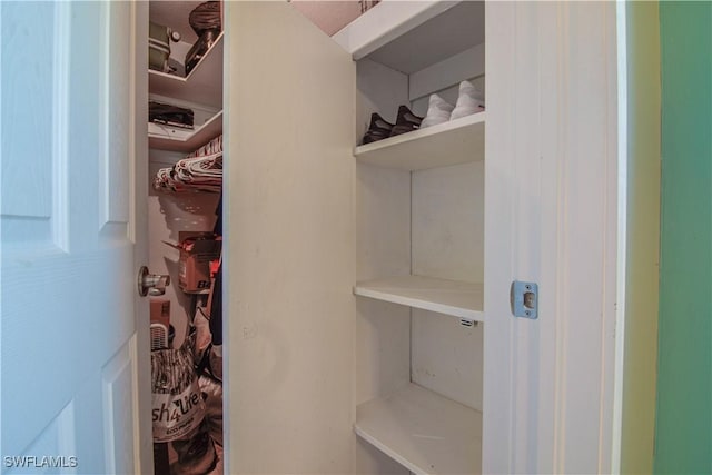 view of closet