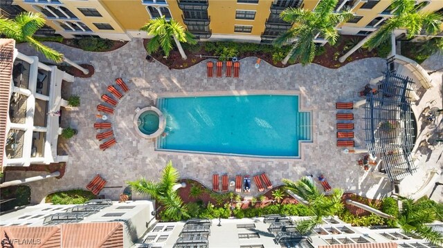 23159 Amgci Way Unit 3105, Estero, FL 33928 - aerial view of a pool