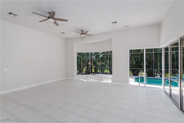 view of unfurnished living room