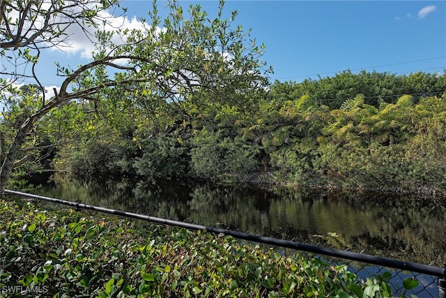 view of water feature