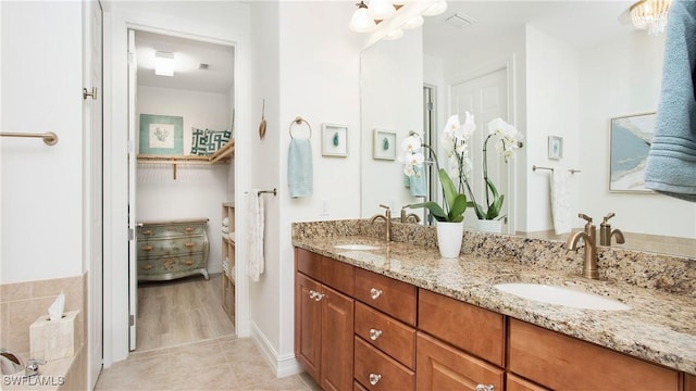 9078 Albion Ln S Unit 6603, Naples, FL 34113 - full bath featuring tile patterned flooring and double vanity