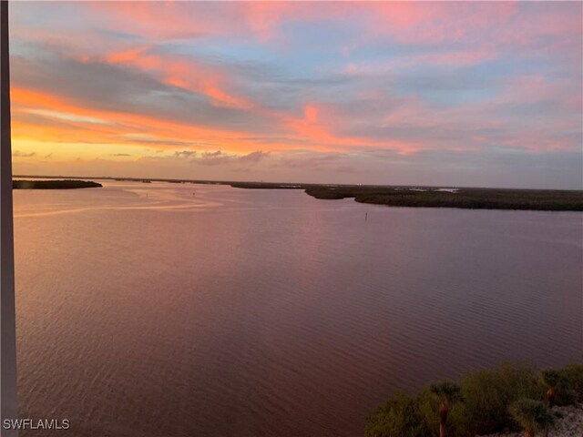 property view of water