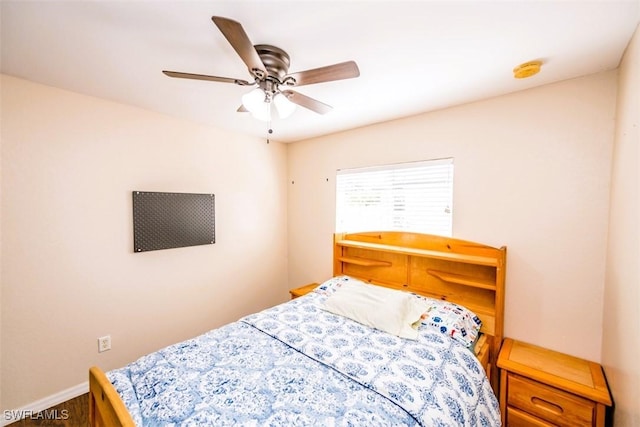 501 NE 24th Ter, Cape Coral, FL 33909 - bedroom with ceiling fan