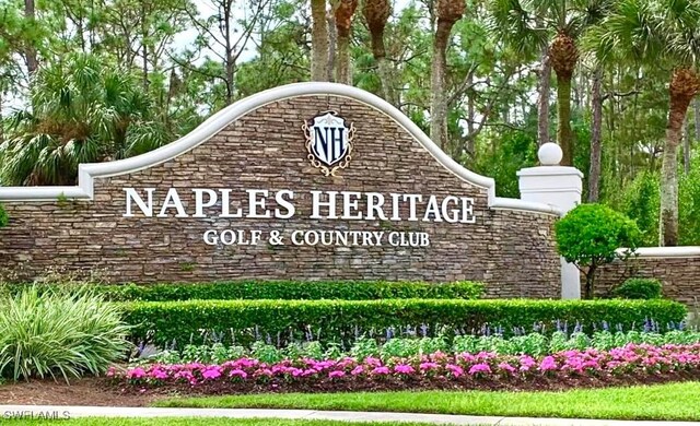8744 Naples Heritage Dr Unit E28, Naples, FL 34112 - view of community sign