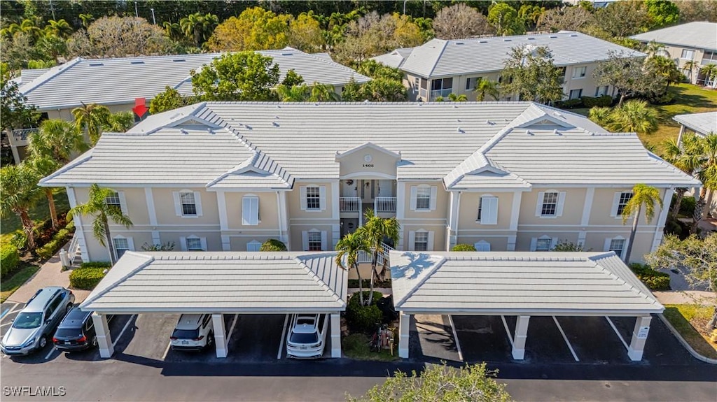 birds eye view of property featuring a residential view