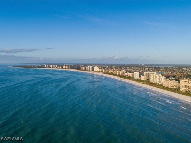 water view with a beach view