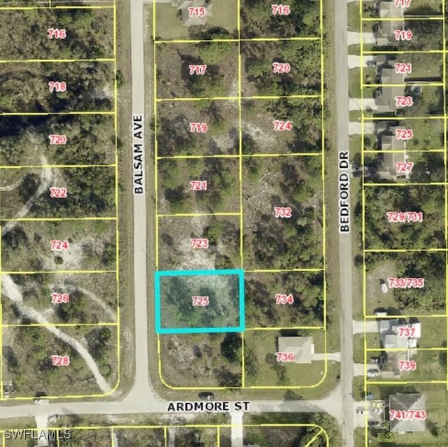 725 Balsam Ave, Lehigh Acres FL, 33974 land for sale