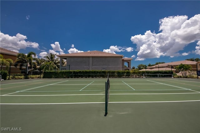 view of sport court