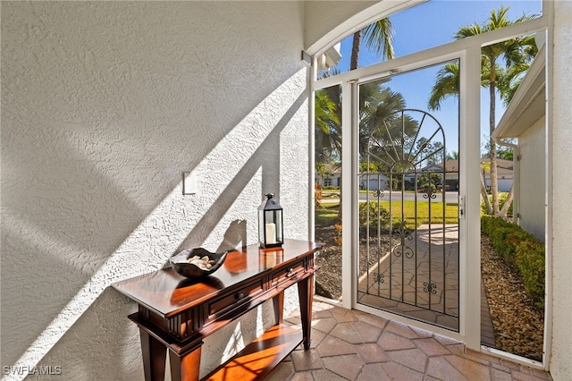 doorway with a healthy amount of sunlight