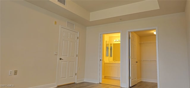 interior space featuring hardwood / wood-style floors