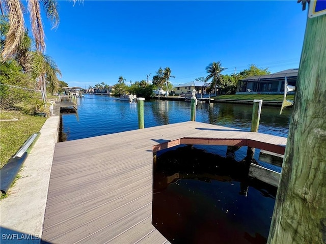 224 SW 47th St, Cape Coral, FL 33914 - dock featuring a water view