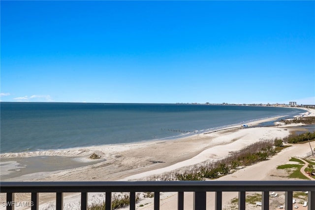 water view with a beach view