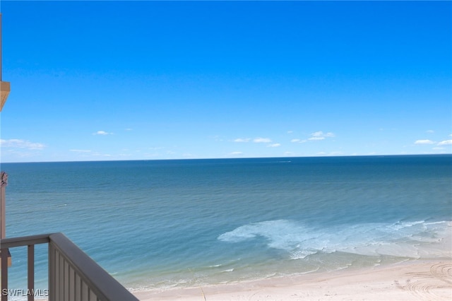 water view with a beach view