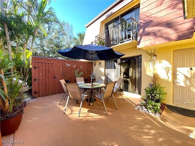 view of patio