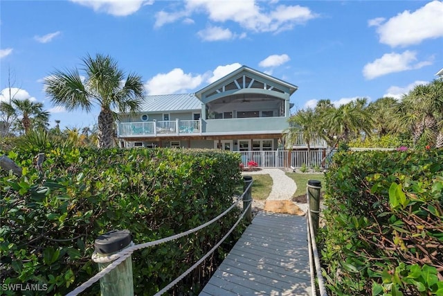 view of back of property