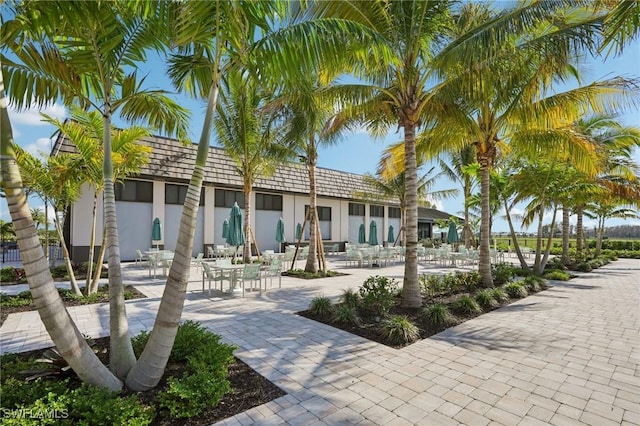 view of home's community featuring a patio